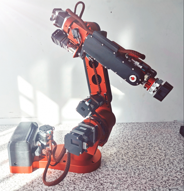 Lengan Robotik AR4 6 DOF – Open Source Arduino, Daya Angkut 2kg, Desktop Mechanical Arm