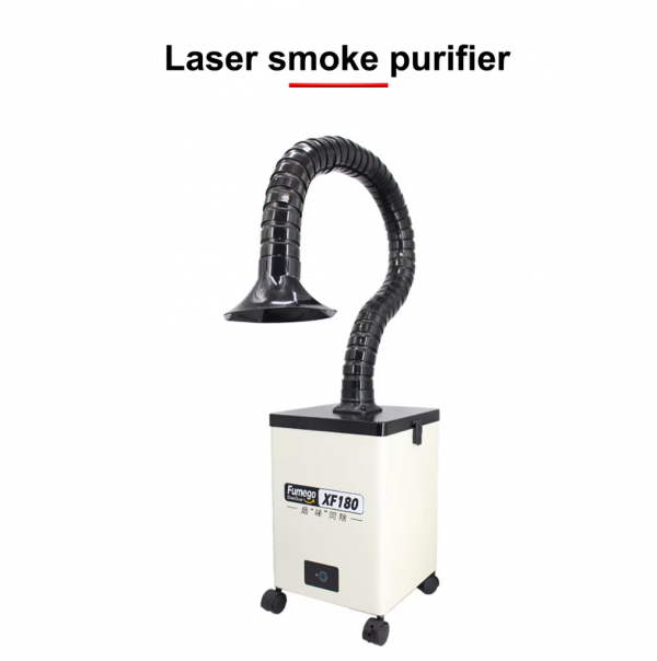 XF180 Laser Fume Extractor Soldering Smoke Fume Absorber Purifier HEPA Dust Collector